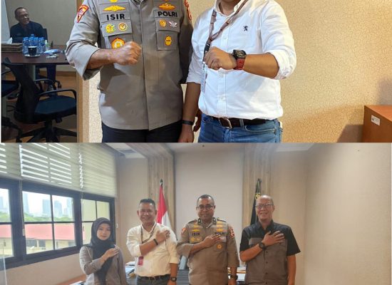 Ketua Pewarta Silaturahmi ke Karojianstra Sops Polri Brigjen Pol Jhonny Edison Isir SIK MTCP, Semoga pewarta.co Semakin Maju dan Dicintai Masyarakat