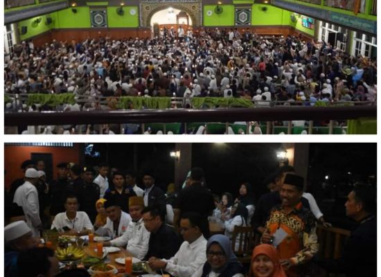 Usai Kunjungi di Langkat, Anies Baswedan Sholat Magrib Berjamaah Dilanjutkan Makan Malam Bersama di Kota Binjai