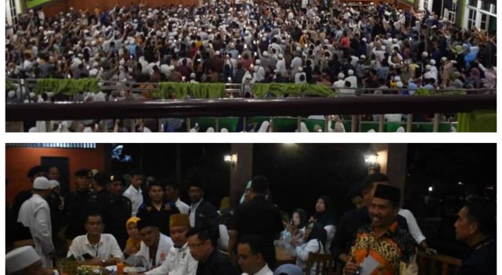 Usai Kunjungi di Langkat, Anies Baswedan Sholat Magrib Berjamaah Dilanjutkan Makan Malam Bersama di Kota Binjai
