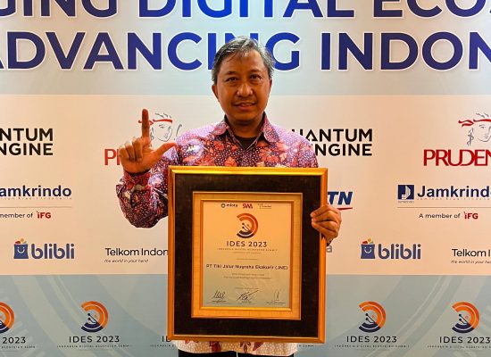 JNE Raih Penghargaan Inovasi Digital dari Indonesia Digital Ecosystem Summit 2023