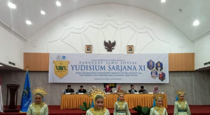 FIS UINSU Medan Luluskan 317 Mahasiswa di Acara Yudisium Sarjana Angkatan Ke Xl