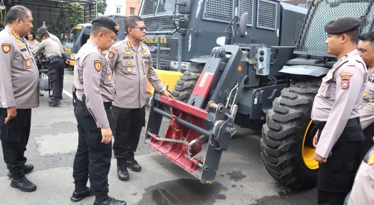 Tim Supervisi Mabes Polri Cek Kesiapan Polrestabes Medan Dalam Kesiapan Pemilu 2024
