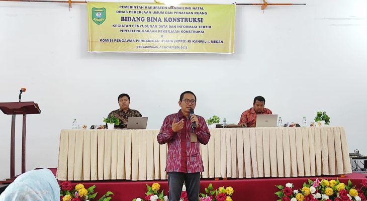 KPPU Dukung Pemkab Madina Tertibkan Penyelenggaraan Jasa Konstruksi