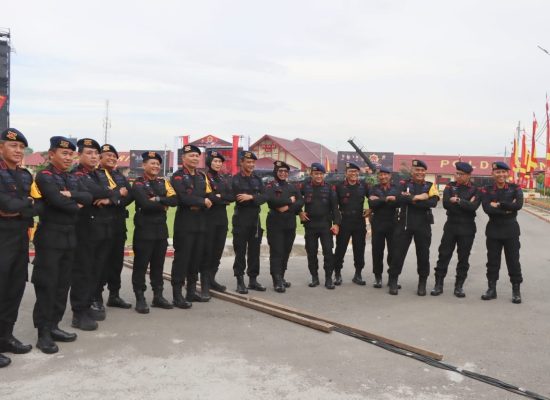 Kapolrestabes Medan Hadiri Upacara HUT Korps Brimob ke-78