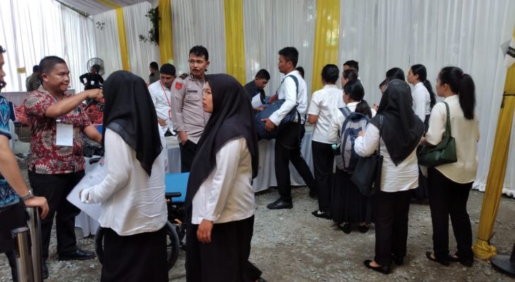 Polrestabes Medan Gelar Pengamanan Seleksi Calon ASN di  Universitas Amir Hamzah