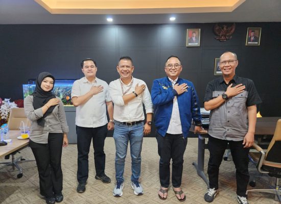 Ketua Pewarta Silaturahmi dengan Wadir dan Kasubbagops Dittipidsiber Bareskrim Polri