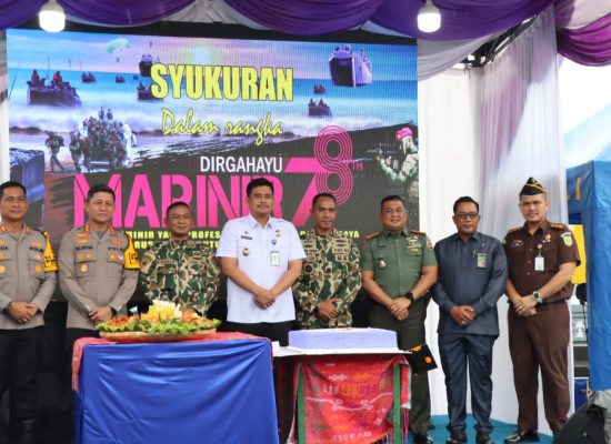 Kapolrestabes Medan Ikuti HUT ke – 78 Korps Marinir di Belawan