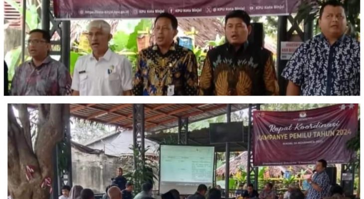Rapat Koordinasi Kampanye Pemilu Kota Binjai Tahun 2024