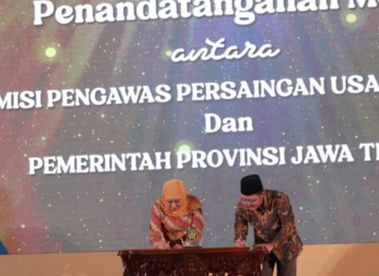 Pererat Kerja Sama, KPPU dan Pemprov Jatim Teken Nota Kesepakatan