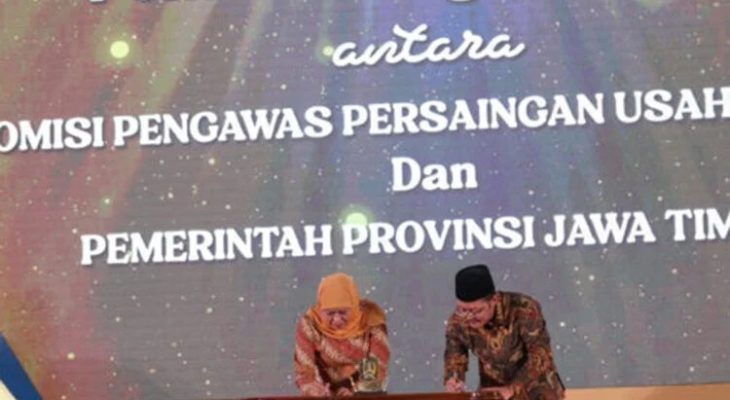 Pererat Kerja Sama, KPPU dan Pemprov Jatim Teken Nota Kesepakatan