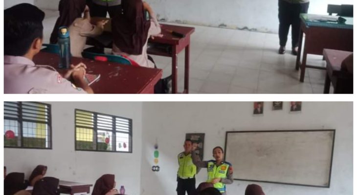 Police Goes to School, Satlantas Polres Langkat Ajak Pelajar Tertib Berlalulintas