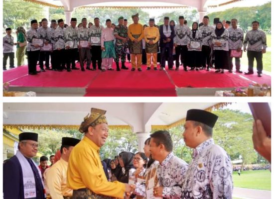 Upacara Peringatan Hari Guru dan PGRI-78, Syah Afandin Bacakan Pidato Tertulis Mendikbud Ristek