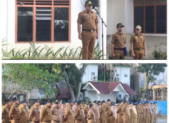 Apel Gabungan Pemko Binjai, Harimin Tarigan Ingatkan Camat, Lurang, Kepling dan PAD.