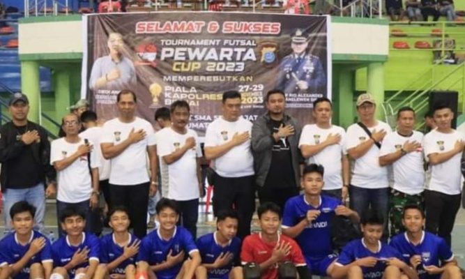 Binjai Gelar Turnamen Futsal Pewarta Cup 2023 Antar SMA/Sederajat se-Sumut.
