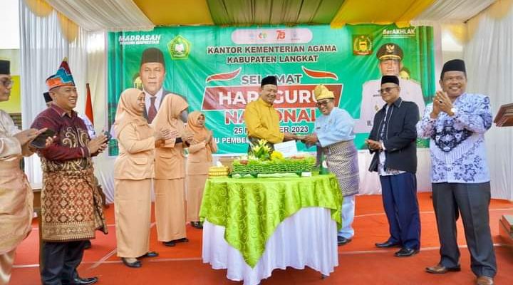 Plt Bupati Langkat Hadiri Silaturahmi Para Guru Jajaran Kemenag Langkat
