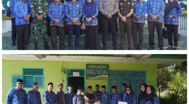 HUT Korpri ke-53, ASN Pemkab Langkat Ziarah Makam Pahlawan & Salurkan Bantuan