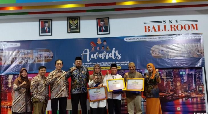LPPM UINSU Gelar Acara Awards 2023 di Ajang Promosi, Diseminasi dan Publikasi Karya Penelitian – Pengabdian Insan Akademika UINSU
