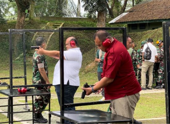 Kalapas Binjai Hadiri Silaturahmi Perbakin Kota Binjai di Lapangan Tembak Yon Arhanud 11/ WBY