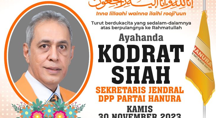 Innalillahi Wainnaillaihi Rajiun, Kabar Duka, Ketua MPW PP Sumut Kodrat Shah Meninggal Dunia di Jakarta
