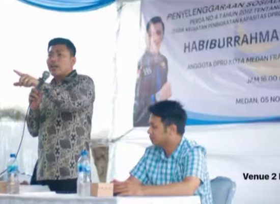 Gelar Sosper, Habiburrahman Sinuraya: Perhatikan Setiap Faskes Mulai Puskemas Hingga Rumah Sakit Kepada Pasien UHC di Kota Medan