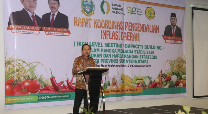 Rakor Pengendalian Inflasi TPID Sumut, Rumuskan Upaya Stabilisasi Pasokan dan Harga Pangan Strategis