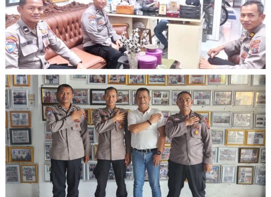 Ketua Pewarta Ajak Masyarakat Dukung dan Sukseskan Pemilu Damai 2024, Binmas Poldasu Kunjungi Redaksi Pewarta.co