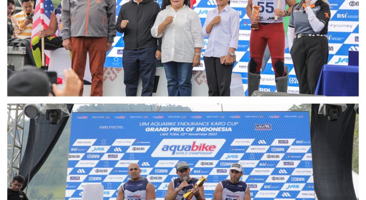 Race Perdana (Karo Cup) Aquabike World Championship Berjalan Lancar, PLN Hadirkan Listrik Andal
