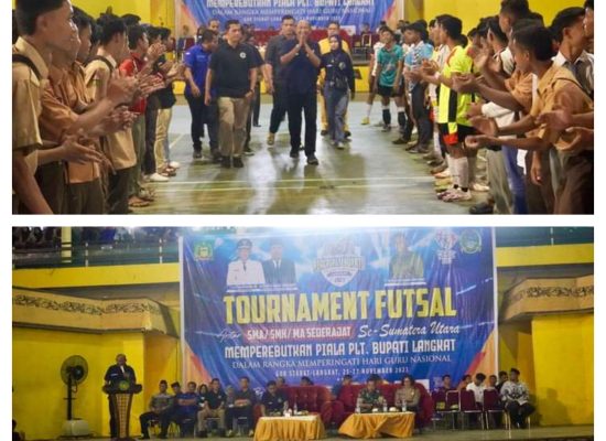 Langkat Gelar Turnamen Futsal Antar SMA/ Sederajat Se-Sumut