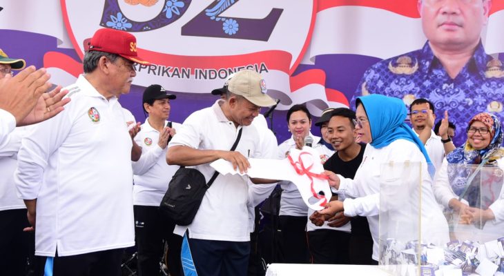 Ribuan Peserta Antusias Ikuti Jalan Santai & Senam Sehat HUT ke-52 Korpri