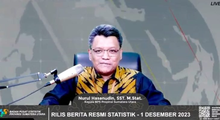 Kepala BPS Sumut : Inflasi yoy Terjadi Karena Adanya Kenaikan Harga yang Ditunjukkan oleh Naiknya Seluruh Indeks Harga Kelompok Pengeluaran
