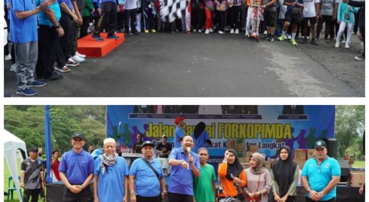 Pemkab Langkat Gelar Jalan Santai Bersama Forkopimda & Masyarakat Langkat