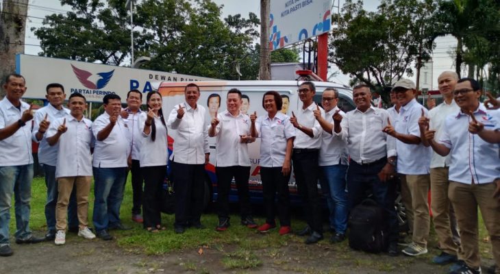 Perindo Kota Medan Diberikan Bantuan Ambulance dari DPW Perindo Sumut