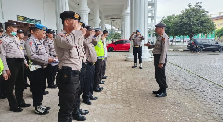 Polrestabes Medan Kawal Kegiatan Al – Jamiyatul Washliyah di Komplek Dispora Sumut