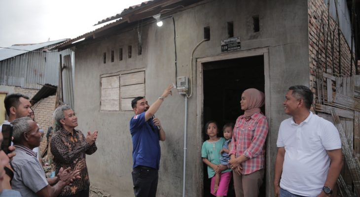 PLN UID Sumatera Utara Kembali Nyalakan 272 Warga Tidak Mampu di Kabupaten Serdang Bedagai