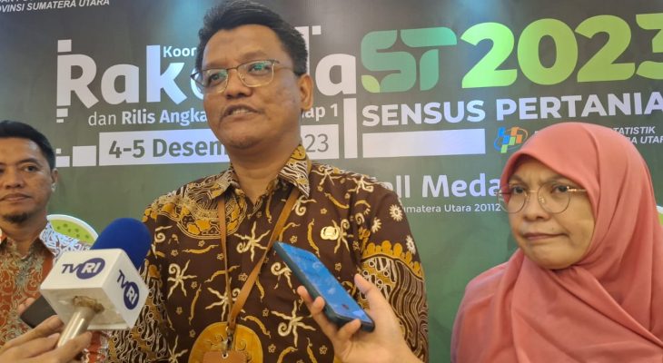 Sensus Pertanian BPS Catat Usaha Pertanian di Sumut Capai 1,517 Juta Unit