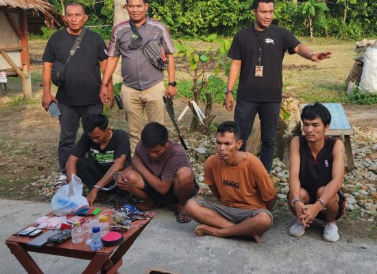Lama Jadi Target Oprasi Abdi Bangun Bandar Besar Narkoba Akhirnya Diringkus Bersama Tiga Orang Pemakai