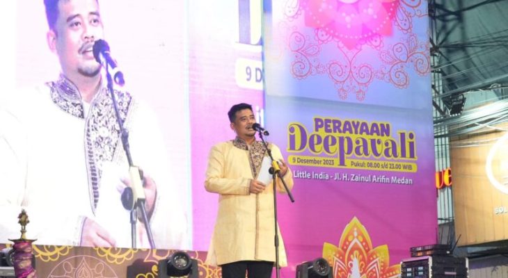 Perayaan Deepavali Diadakan di Little India, Wali Kota Medan : Seluruh Masyarakat Dapat Saling Mengenal dan Menghargai
