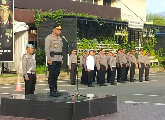 Pimpin Apel Terakhir, Waka Polrestabes Medan AKBP Dr. Yudhi Hery Setiawan: Kami Harap Pelayanan Semakin Baik