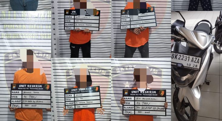 Polrestabes Medan Berhasil Amankan Komplotan Rampok Rumah Mewah di Johor