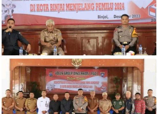 Pemko Binjai Dukung Suksesnya Pemilu 2024 melalui Kegiatan FGD