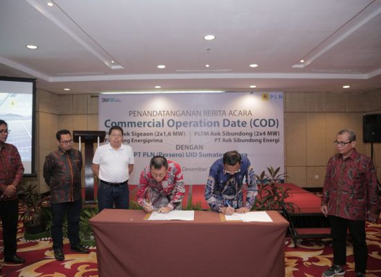 PLN UID Sumatera Utara Lakukan Penandatanganan COD Bersama