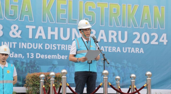 Jaga Pasokan Listrik di Perayaan Nataru 2024, PLN UID Sumut Siagakan 3.207 Personil