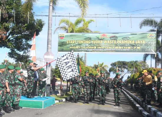 Kasdam I/BB Serahkan Simbol Yudha Wastu Pramuka Jaya TA 2023