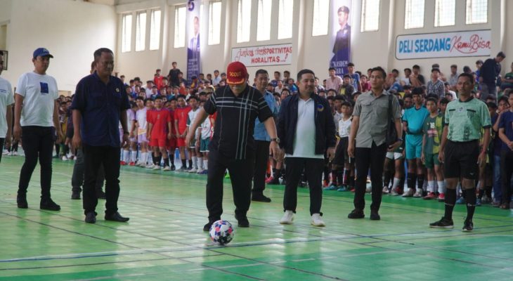 Bupati Buka Gebyar Futsal Umum dan Pelajar Sumatera Utara 2023