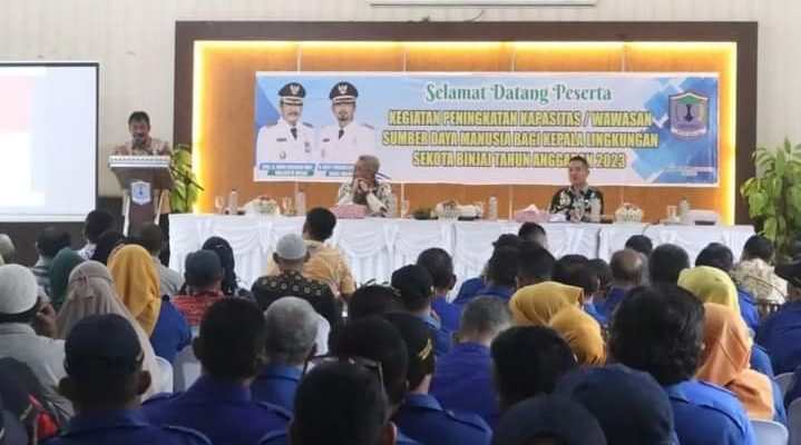 Pemko Gelar Kegiatan Peningkatan Kapasitas SDM Kepling se-Kota Binjai