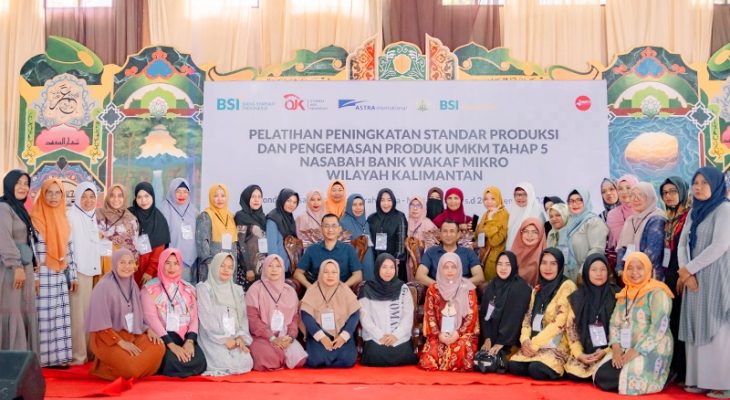 BSI Maslahat Laksanakan Pelatihan Untuk Pelaku UMKM LKMS Bank Wakaf Mikro di Kalsel