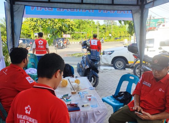 Relawan PMI Siaga Membantu Pengamanan Nataru