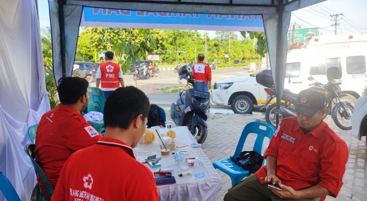 Relawan PMI Siaga Membantu Pengamanan Nataru