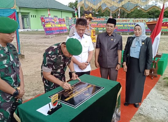 Danrem 031/ Wira Bima Resmikan Koramil 06 Tanjung Medan
