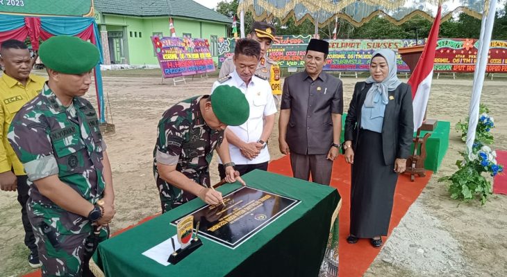 Danrem 031/ Wira Bima Resmikan Koramil 06 Tanjung Medan